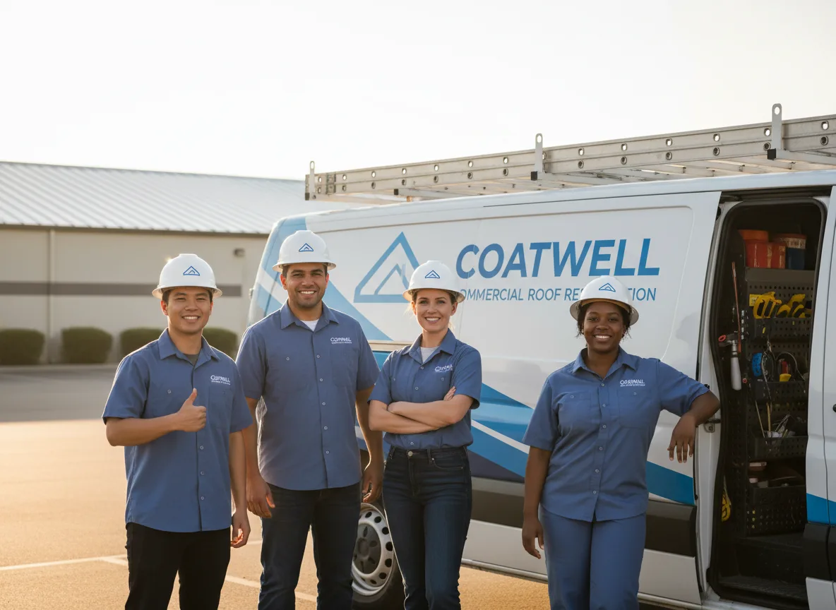 Commercial roof coating company in Rainbow, TX